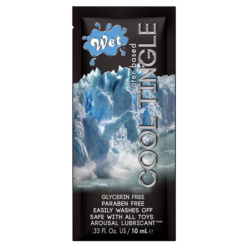 Wet Cool Tingle Water Based Lubricant Pouch 10ml